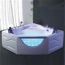 Lazio Intelligent Whirlpool Massage Corner Bathtub