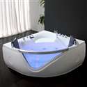 Luciana Corner Whirlpool Massage Indoor Bathtub