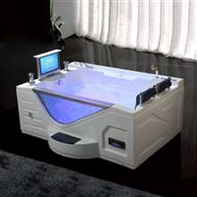 Sierra Whirlpool Massage Indoor Bathtub with TV