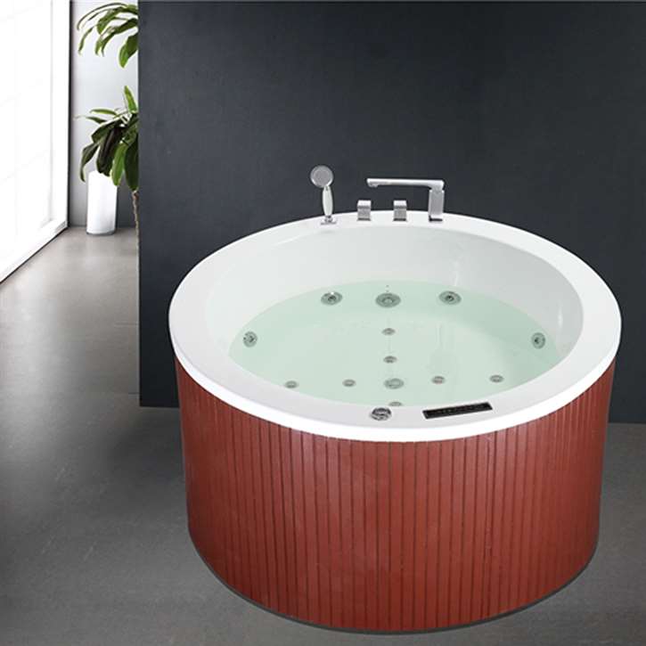 Napoli Large Luxury Whirlpool Massage Bathtub