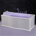 Reno Deep Modern Whirlpool Massage Bathtub