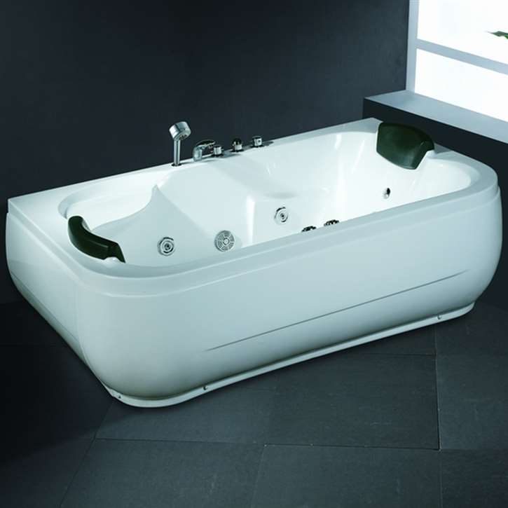 Napoli Modern Whirlpool Massage Lucite Indoor Bathtub