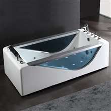 Verona Whirlpool Massage Indoor White Bathtub