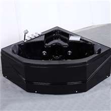 Verona Dual Seater Whirlpool Massage Corner Acrylic Bathtub