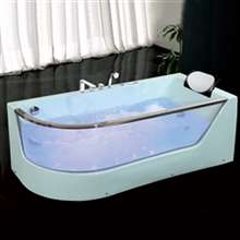Fontana One Person Whirlpool Massage Rectangular Bathtub