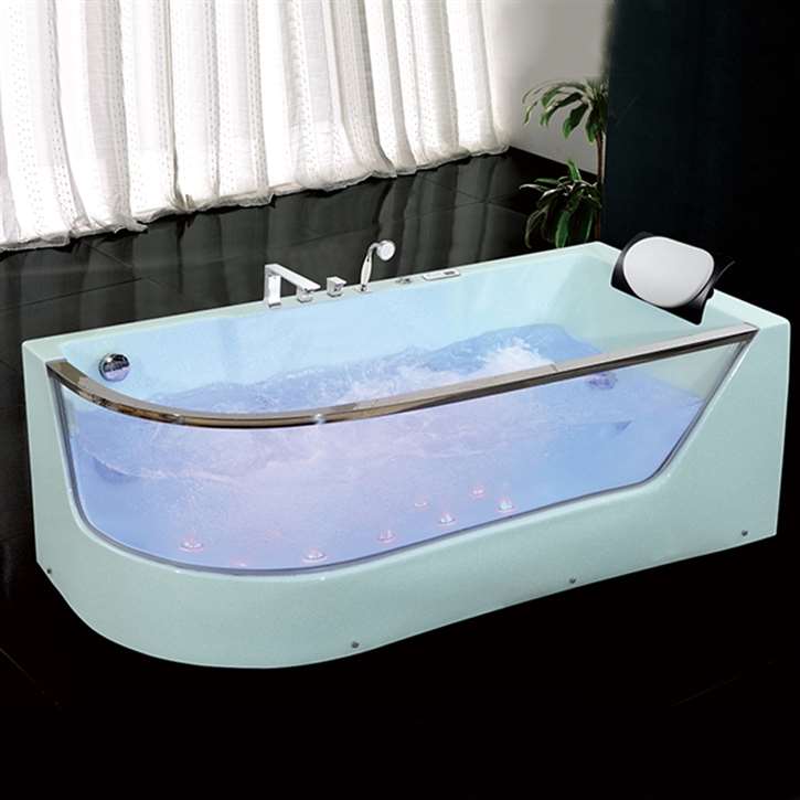 Fontana One Person Whirlpool Massage Rectangular Bathtub