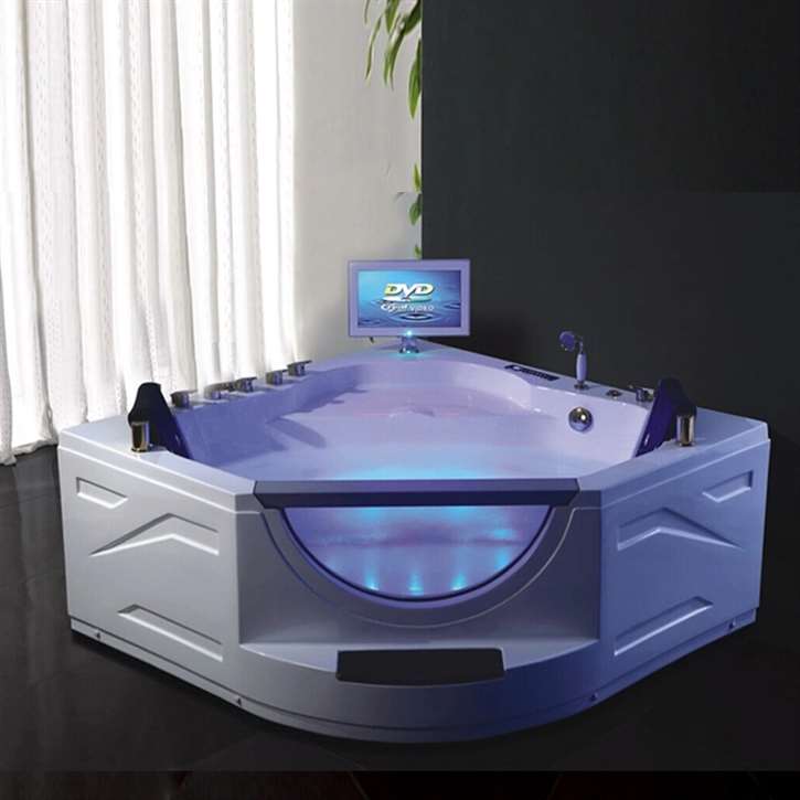 Rio Corner Indoor Massage Bathtub