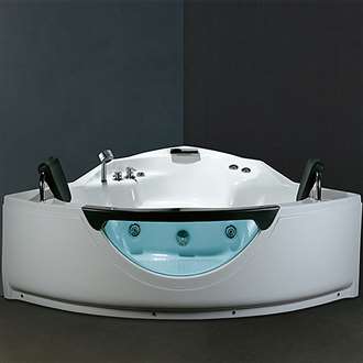 Fontana Custom Fiberglass Two Person Whirlpool Massage Bathtub