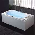 Lima One Person Whirlpool Spa Massage Rectangular Bathtub