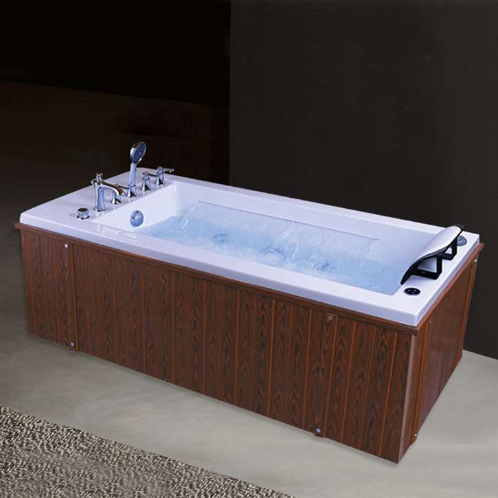 Texas One Person Jetted Combo Massage Acrylic Bathtub