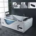 Milan High Quality Whirlpool Massage White Bathtub