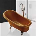 Peru Indoor Hot Soaking Clawfoot Acrylic Bathtub