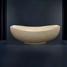 Lima Elegant One Person Indoor Soaking Marble Bathtub