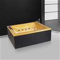 Rio Two Person Wooden Skirt  Combo Massage Indoor Bathtub