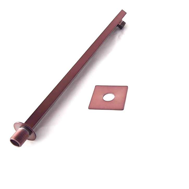 15.7 Inch Oil Rubbed Bronze Wall Mount Shower Arm with 1/2-Inch NPT Thread