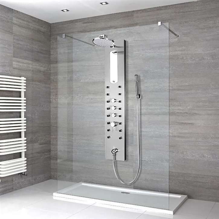 Shower Panel Rain Style Massage Jets System