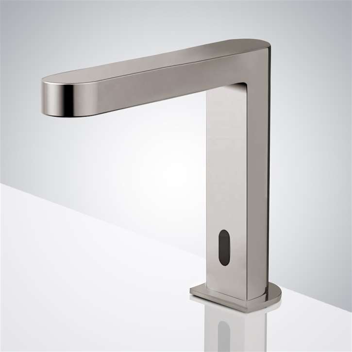 Fontana Brushed Nickel Superb L-Body Automatic Motion Sensor Faucet