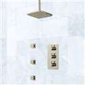 Fontana Moscow Thermostatic Shower System Ceiling Mount Rainfall Shower Head