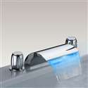 Fontana Wide Spout Waterfall Chrome Bathtub Faucet