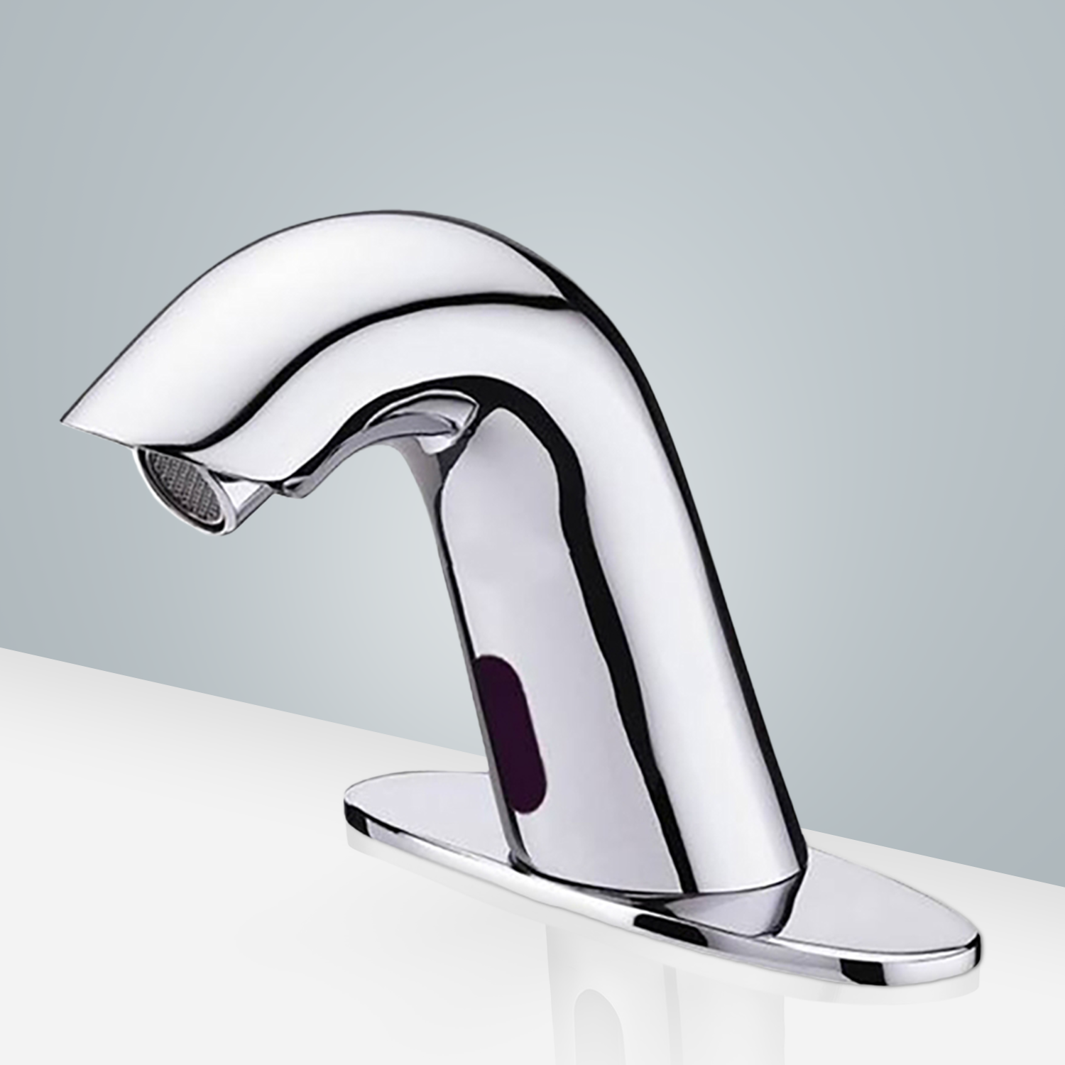 Fontana Conto Commercial Chrome Motion Sensor Bathroom Faucet
