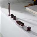 Vincci Oil Rubbed Bronze Wide Spout Bathtub System