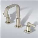 Dual Handle Stainless Steel Bathroom and Kitchen Sink Faucet