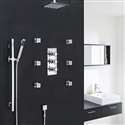 Fontana Reno Ceiling Mount Shower Head Set with 6 Body Massage Shower Jets