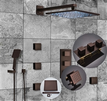 Fontana Sierra Light Oil Rubbed Bronze LED Shower System