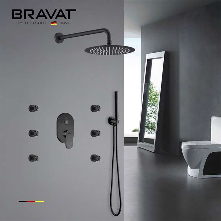 Bravat Oil Rubbed Bronze LED Shower System