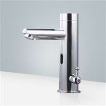 Fontana Chrome Commercial Temperature Control Automatic Sensor Faucet with Built-In Mixing Valve