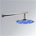 FontanaShowers 16" Round LED Rainfall Showerhead