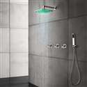 LED Color Changing Shower Head - Shower Head Sizes 8", 10" and 12"