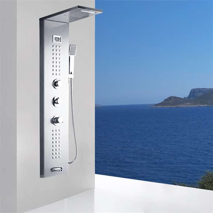 Fontana Thermostatic Shower Massage Panel System