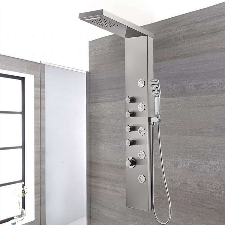 Fontana Thermostatic Shower Massage Panel System