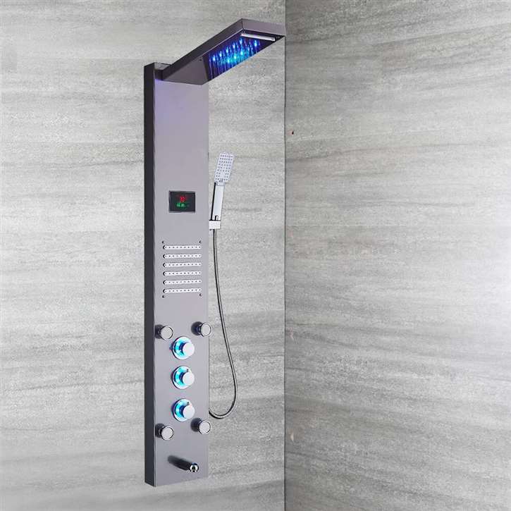 Fontana Thermostatic Shower Massage Panel System