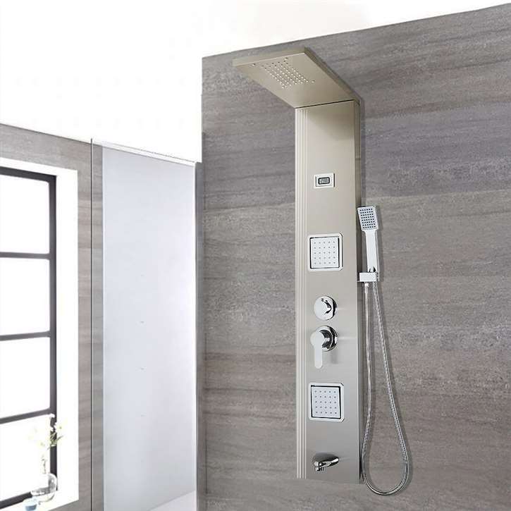 Fontana Thermostatic Shower Massage Panel System