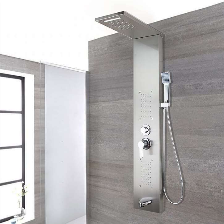 Fontana Thermostatic Shower Massage Panel System