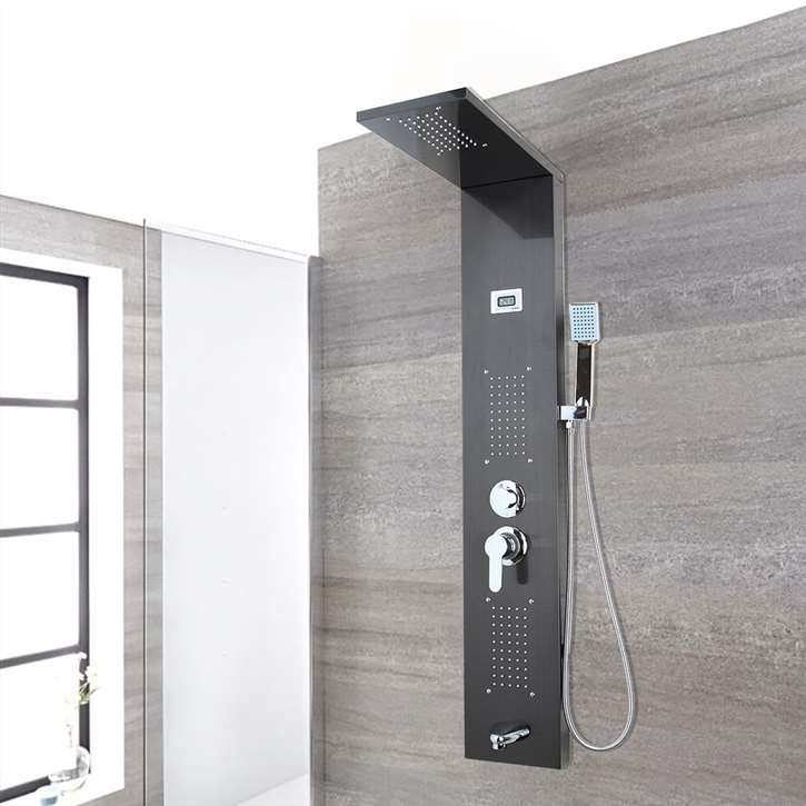 Fontana Thermostatic Shower Massage Panel System