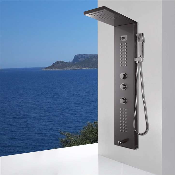 Fontana Thermostatic Shower Massage Panel System