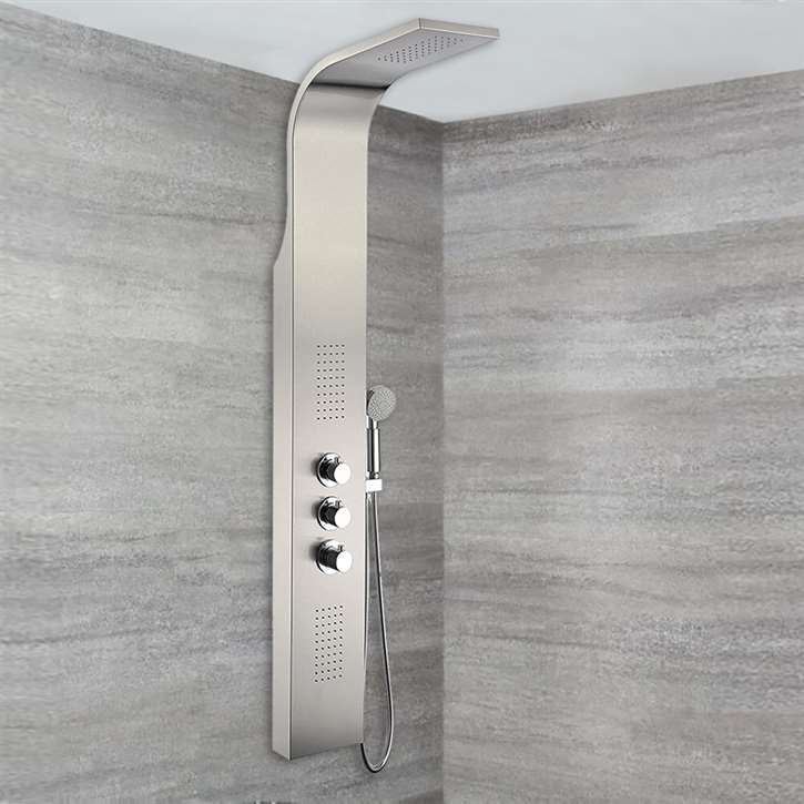 Fontana Thermostatic Shower Massage Panel System