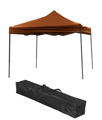 Trademark Innovations Lightweight Portable Canopy Tent Set Brown Canopy Cover