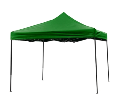 10ft by 10ft Collapsible Canopy in Drak Green Event Set Up Portable Lightweight