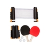 Anywhere Table Tennis Set with Paddles Balls by Trademark Innovations (Orange)