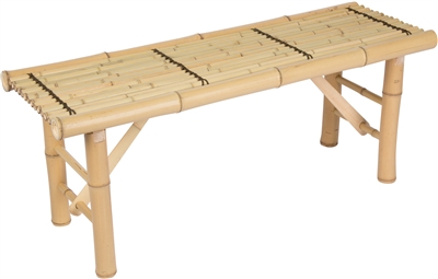 Bamboo Tropical Tiki Bench by Trademark Innovations