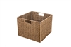 Foldable Storage Basket with Iron Wire Frame by Trademark Innovations