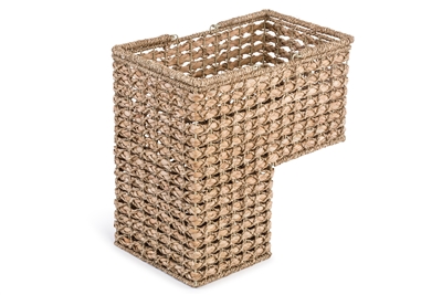 Braided Rope Storage Stair Basket With Handles by Trademark Innovations