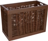 Rectangular Willow with Wood Frame Storage Basket by Trademark Innovations