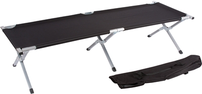 Trademark Innovations Aluminum Portable Folding Camping Bed Cot Portable Bed 260 lbs Capacity