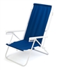 7-Position High Back Steel Tube Beach Chair by Trademark Innovations (Blue)