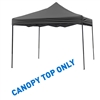 10' x 10' Square Replacement Canopy Gazebo Top Assorted Colors By Trademark Innovations (Black)